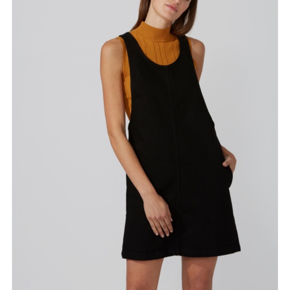 Black denim dress by Frank & Oak. Great quality!
